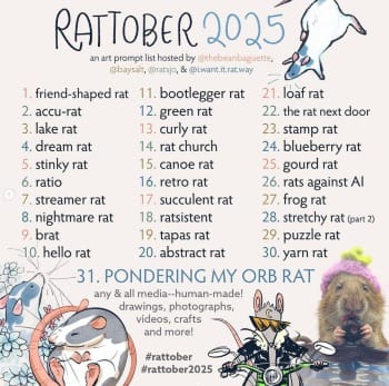 Rattober list of prompts.